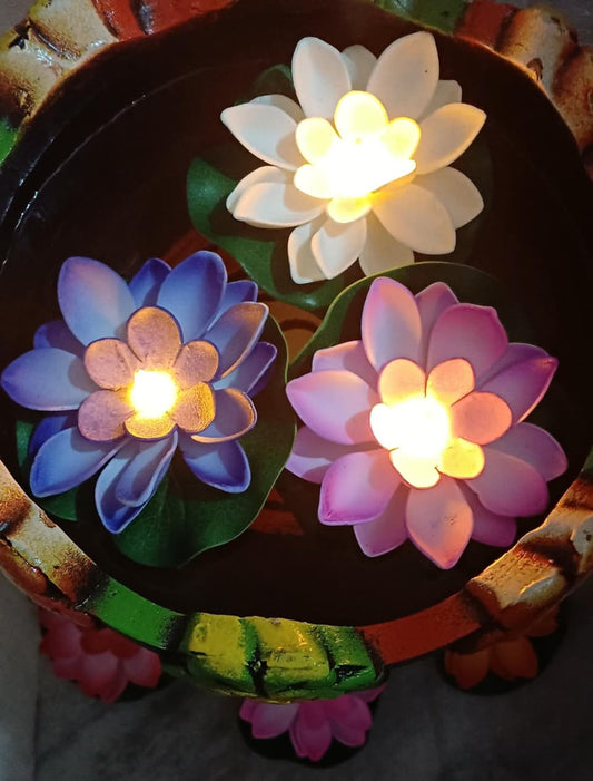 Led Water Sensor Flower 6Pcs