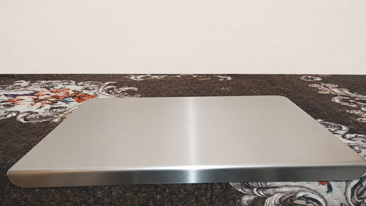 Stainless Steel Chopping Board With Counter Top Edge