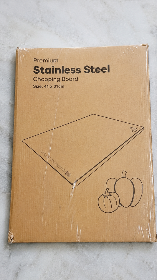 Stainless Steel Chopping Board With Counter Top Edge