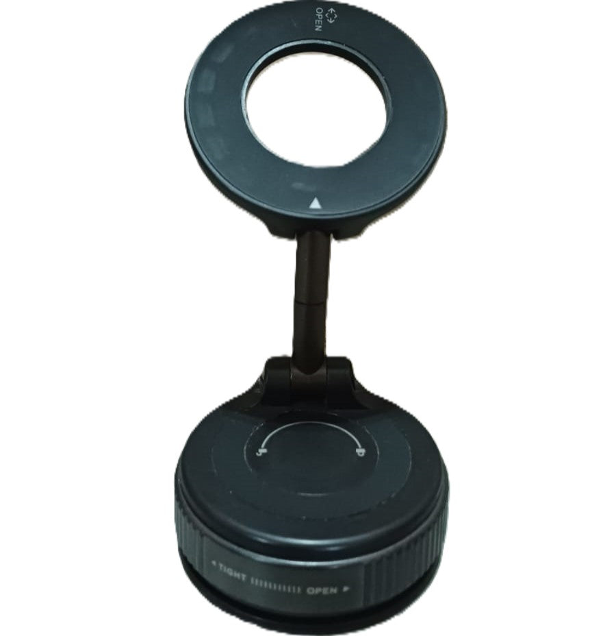 K007 Magnetic Vacuum Suction Phone Holder – Strong Grip, 360° Rotation, Sleek Design